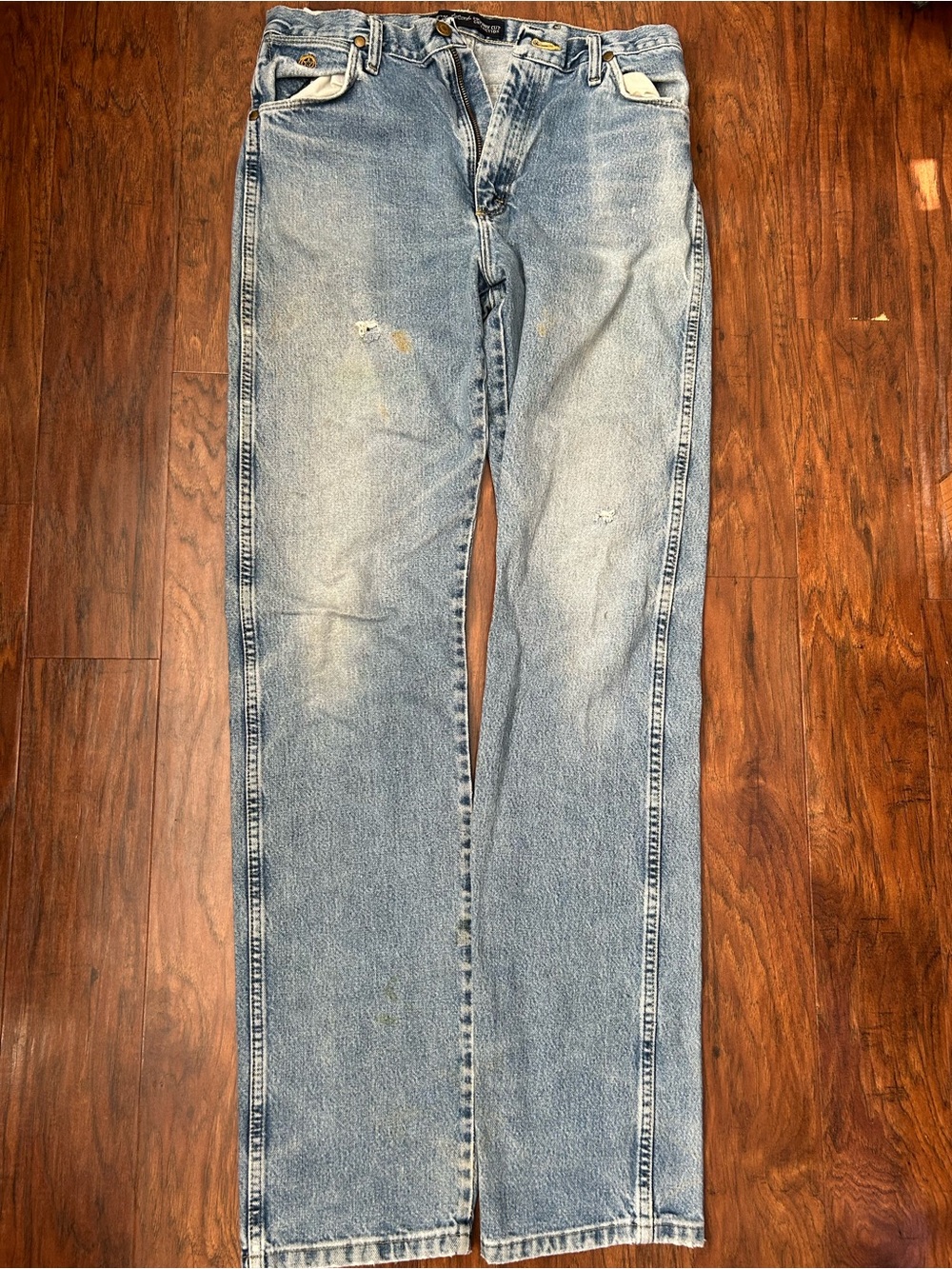 Wrangler Light Blue Straight Leg Jeans